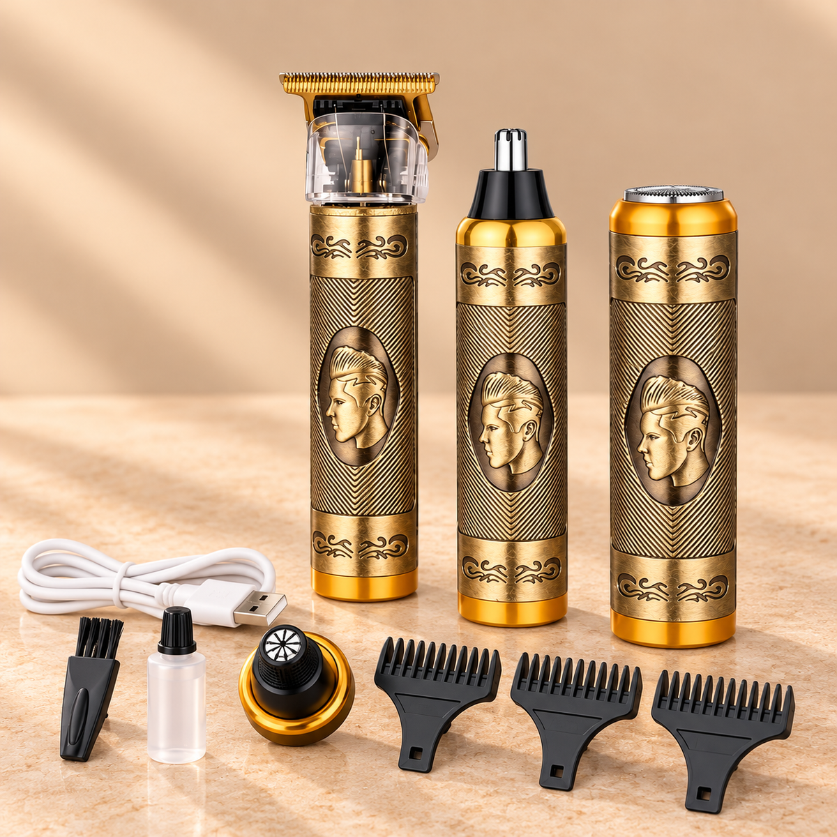 Kit de Afeitado y Cortadora Multifunción 5 en 1