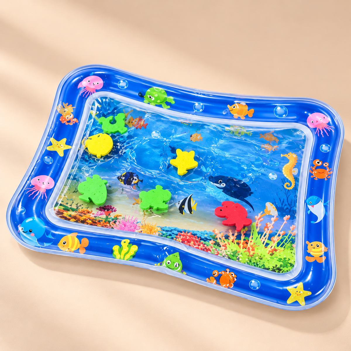 Alfombra de Agua para Bebé – Juego Sensorial, Desarrollo y Diversión