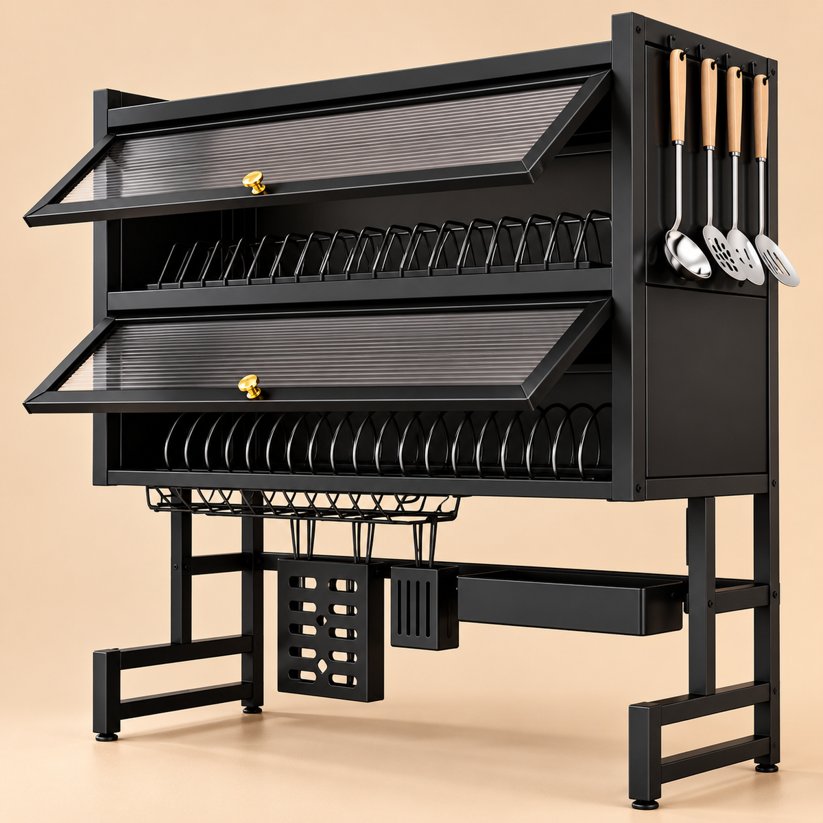 Organizador de Cocina 3 Niveles | Escurridor Multifuncional
