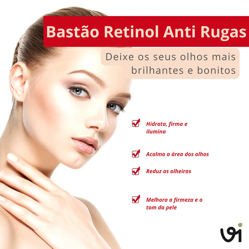 Bastão Retinol Anti Rugas Vitta