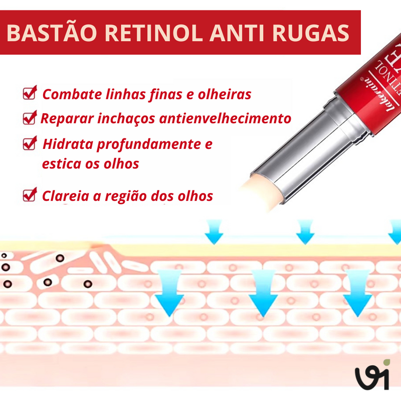 Bastão Retinol Anti Rugas Vitta