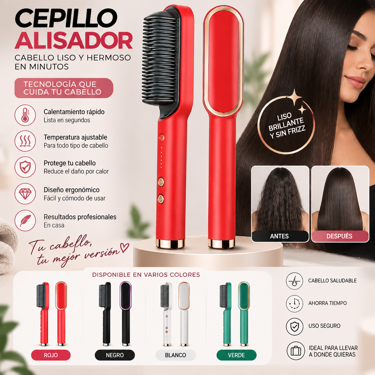 Cepillo Alisador