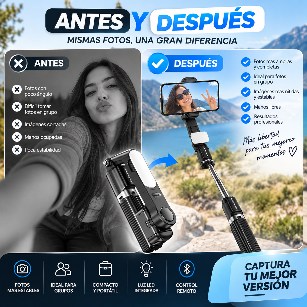 Trípode Selfie Stick