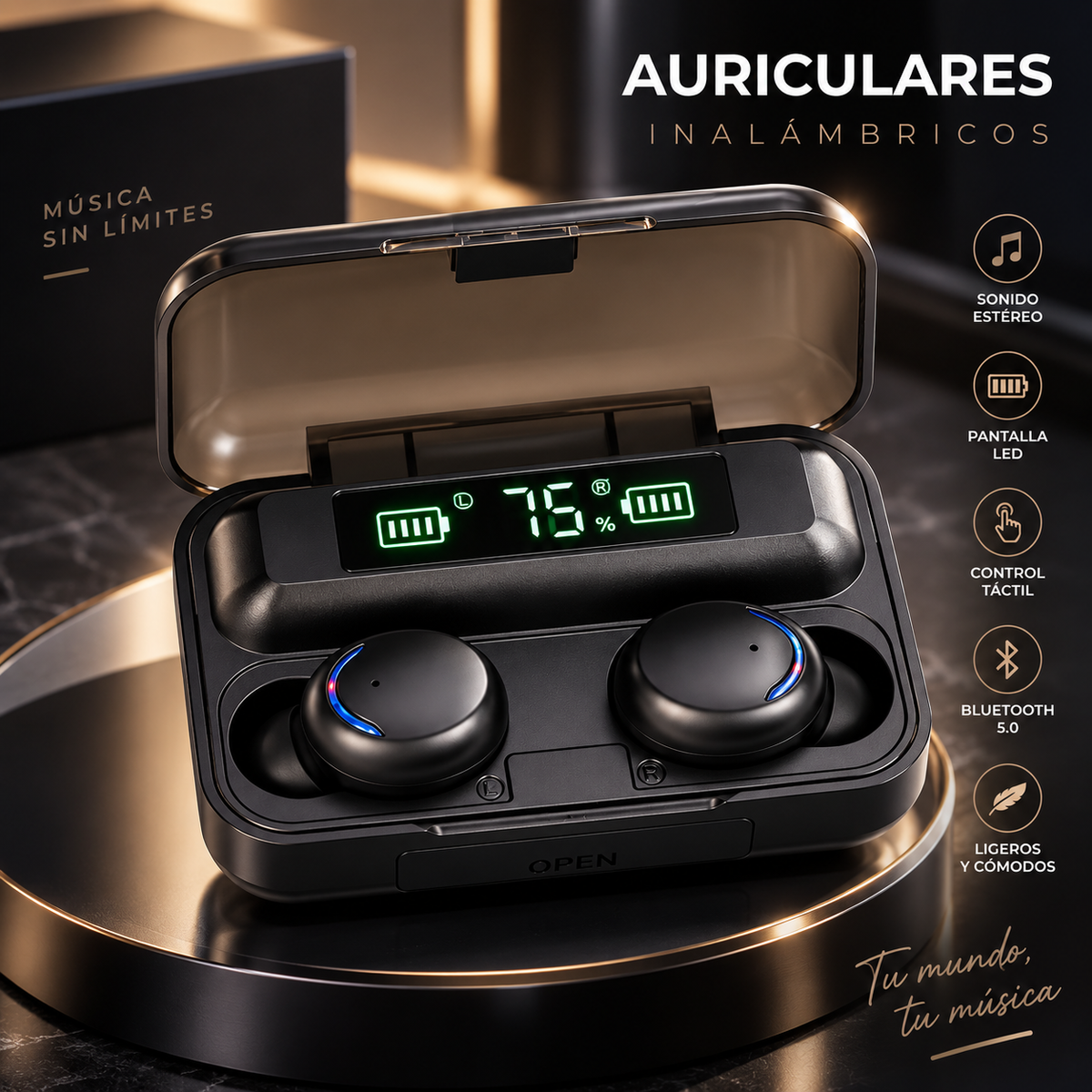 Audífonos Bluetooth F9