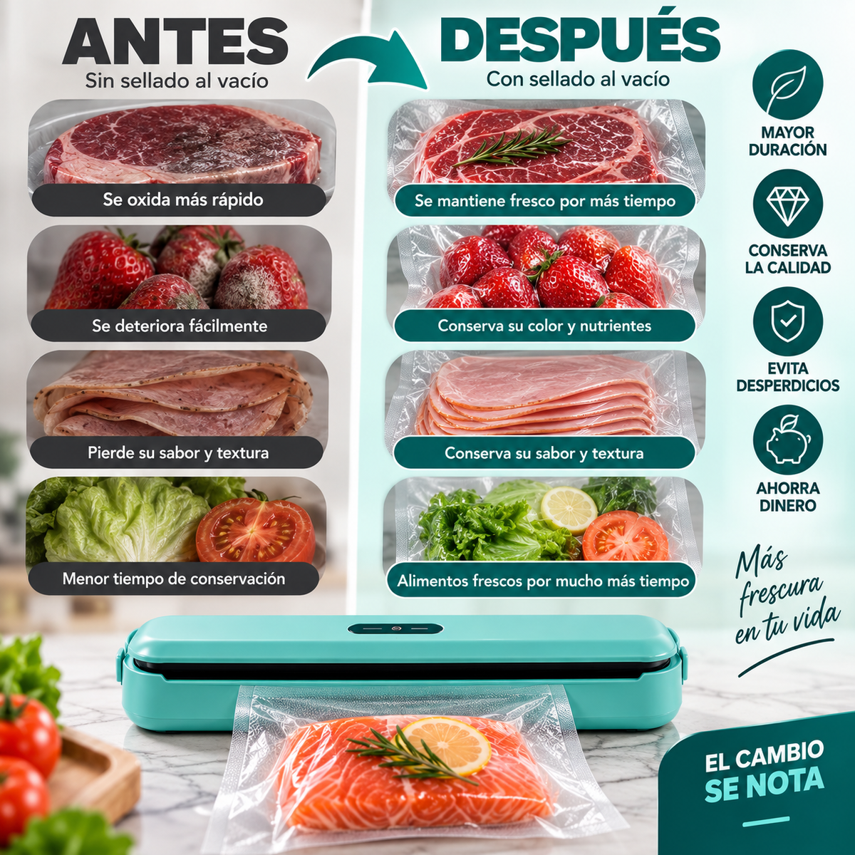 Sellador al Vacío Portátil
