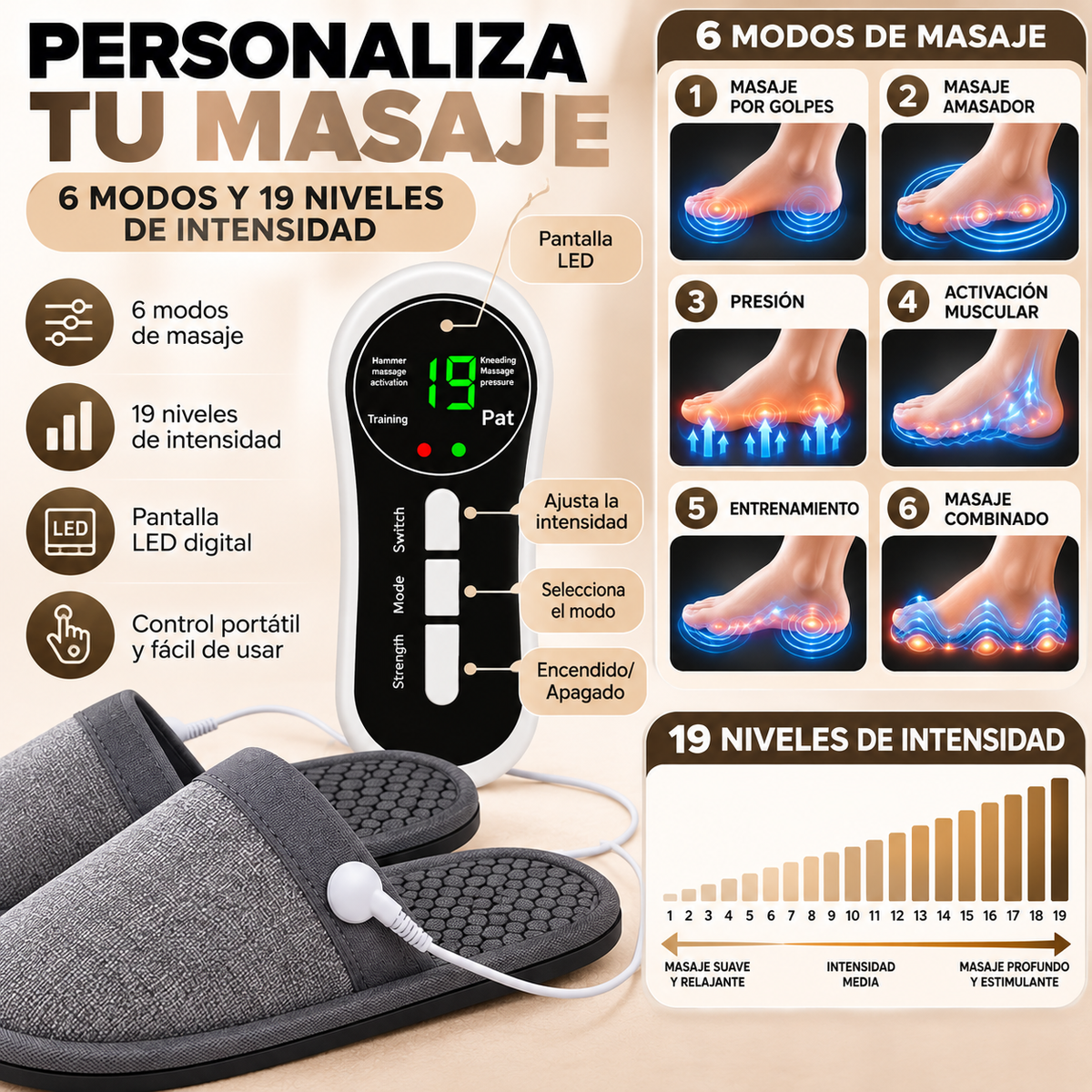 Pantuflas Masajeadoras EMS RelaxPro™